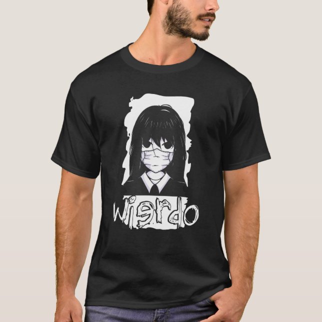 Emo Punk 2000s 00s Emo Goth Stil Weirdo T Shirt (Framsida)