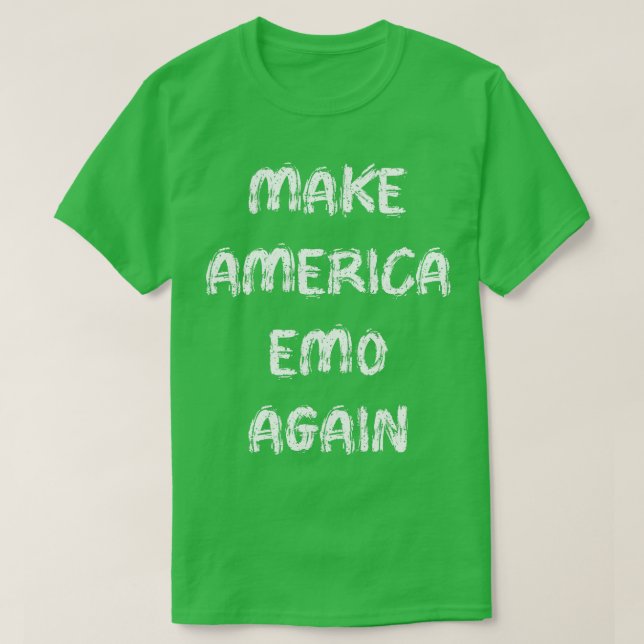 Emo Reco Distress T Shirt (Design framsida)