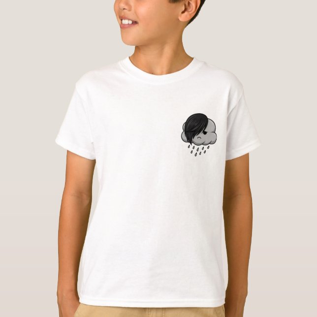 Emo regn moln barn t shirt (Framsida)