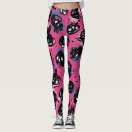 emo skallben Leggings