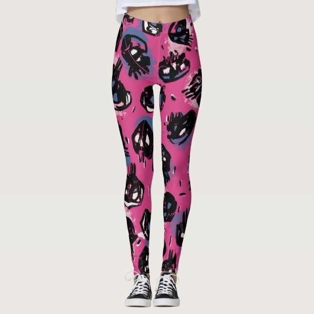 emo skallben Leggings (Framsida)