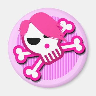 Emo skalle på magnet