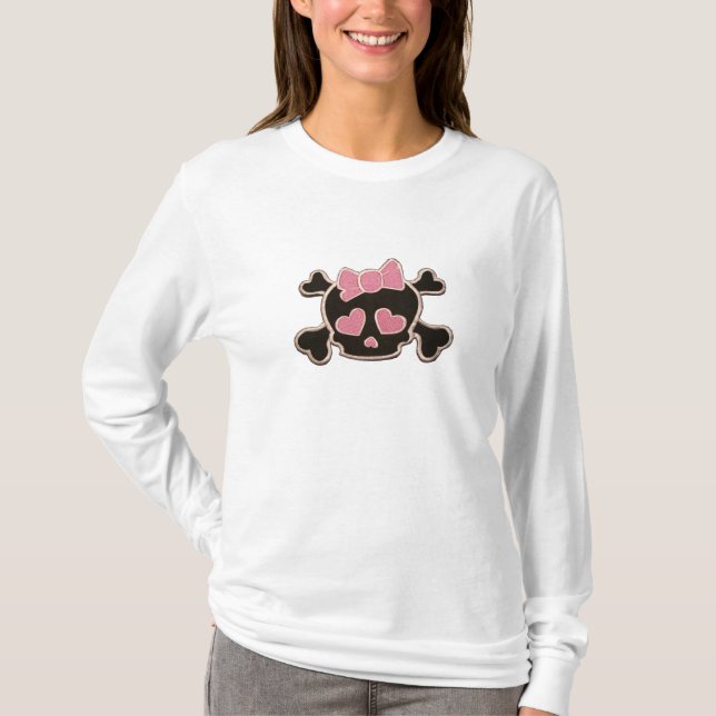 Emo skalle t-shirt (Framsida)