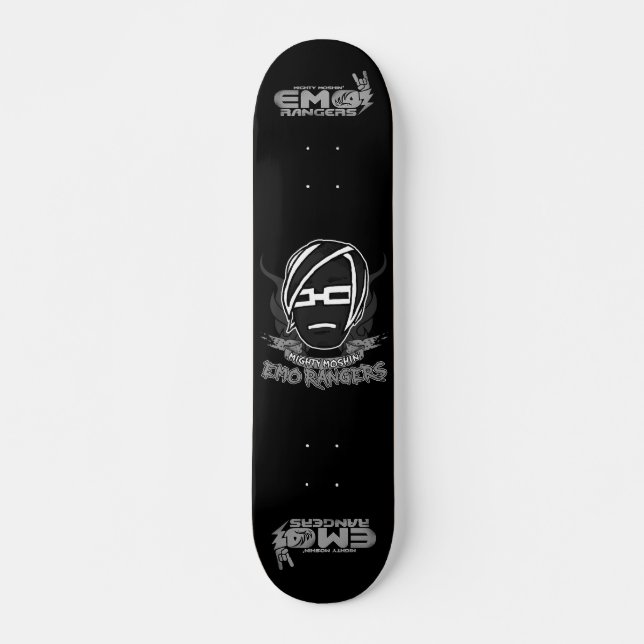 EMO-SKOGSVAKTARESKATEBOARD SKATEBOARD BRÄDA 19,5 CM (Framsida)