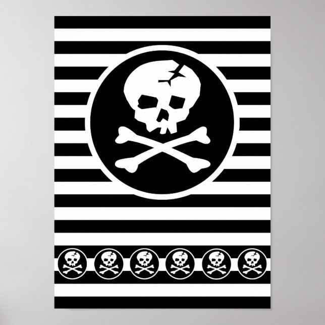 Emo Skull-korrigering Poster (Framsidan)