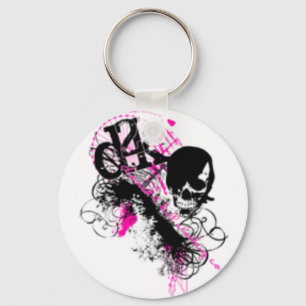 emo_skull nyckelring