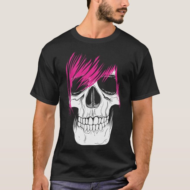 Emo Skull T Shirt (Framsida)