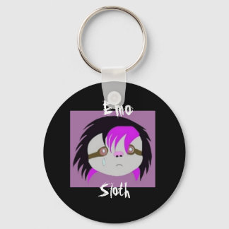Emo Sloth Keychain Nyckelring