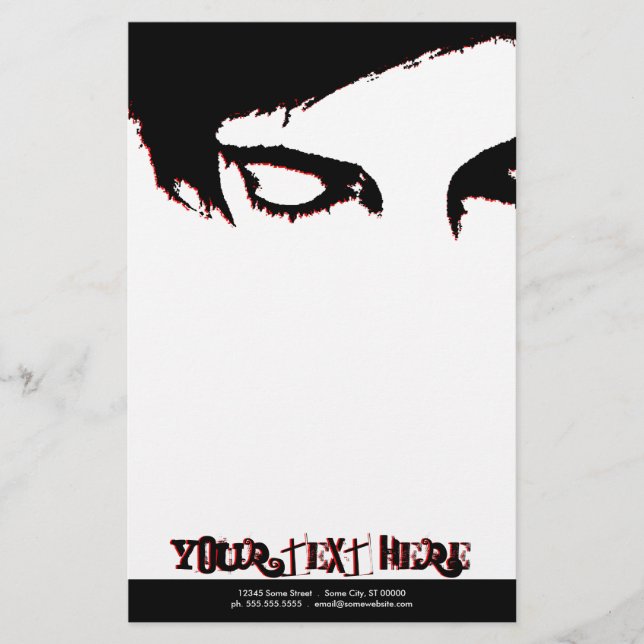 emo-stil brevpapper (Framsida)