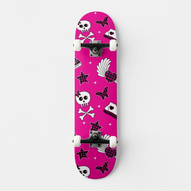 Emo symboler skateboard bräda 19,5 cm (Framsida)