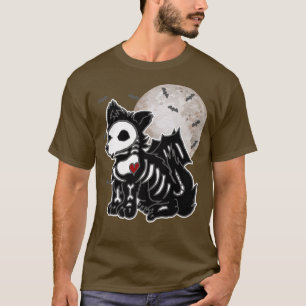 Emo Varg Skeleton Full Moon Anime Goth Aesthetic H T Shirt