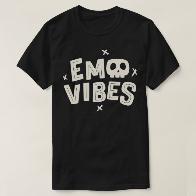Emo Vibes Pastel Goth Emo-segmentkläder med Emo Go T Shirt (Design framsida)