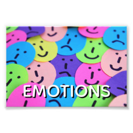 Emociones Fototryck
