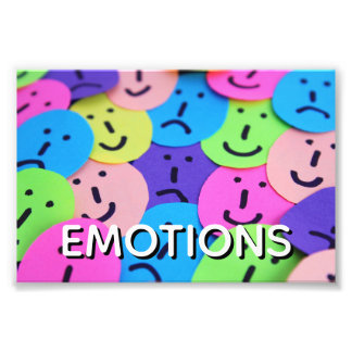 Emociones Fototryck