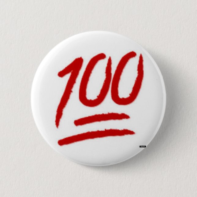 emoji 100 klämmer fast knapp (Framsida)