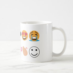emoji 10 kaffemugg