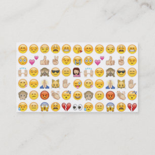 emoji-affärskort visitkort