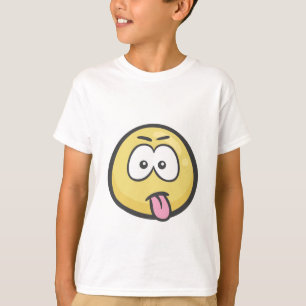Emoji: Ansikte med den Klibbade-ut tungan Tee