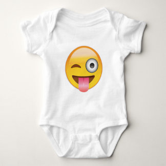 Emoji - ansikte med tungan t shirt