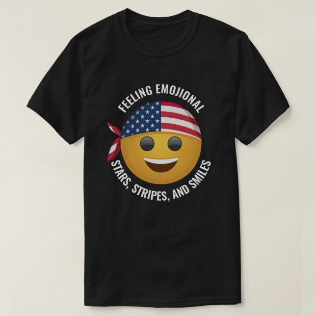 Emoji Ansikte T Shirt (Design framsida)
