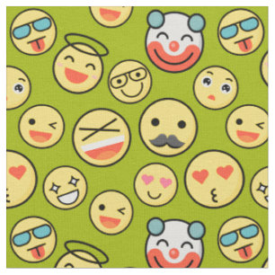 Emoji Ansikte Tyg