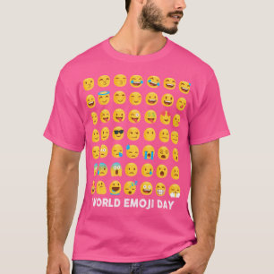 Emoji Ansikte World Emoji Day 17 juli 17 T Shirt
