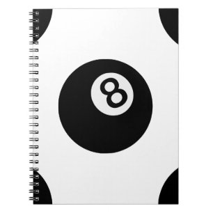 emoji åtta boll anteckningsbok