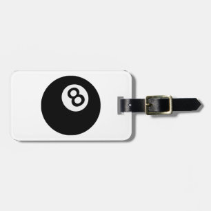 emoji åtta boll bagagebricka