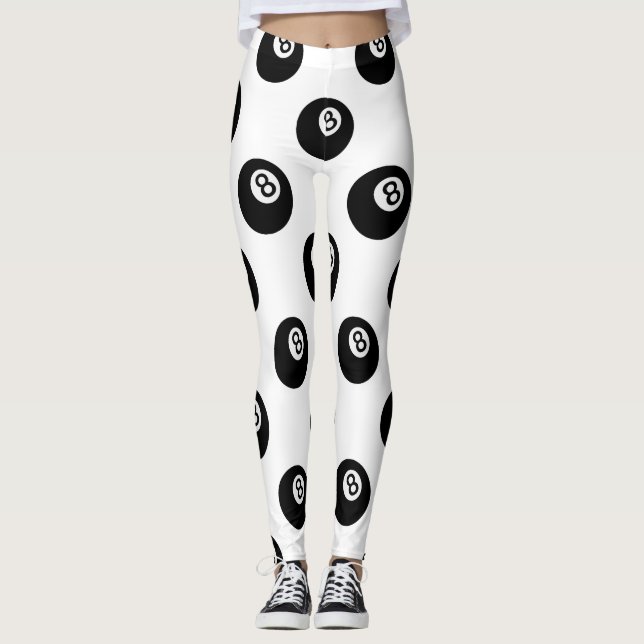 emoji åtta boll-balkar leggings (Framsida)