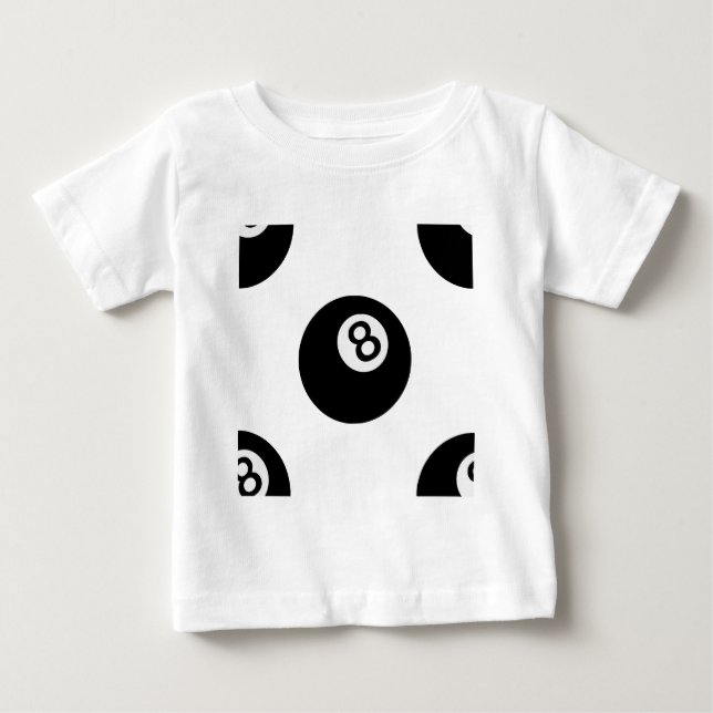 emoji åtta boll t-shirt (Framsida)