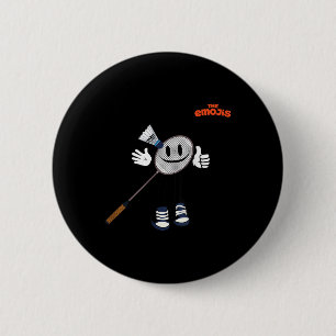 Emoji Badminton Sport Tummen Upp Knapp