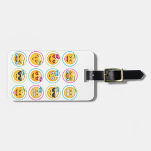 Emoji bagagemärkre bagagebricka