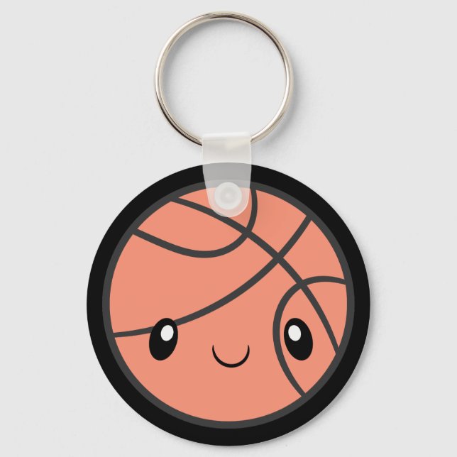 Emoji Basketball Nyckelring (Framsida)