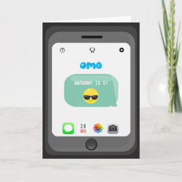 Emoji Birthday Hälsning Kort