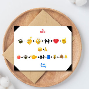 Emoji Breakup Card Meddelande