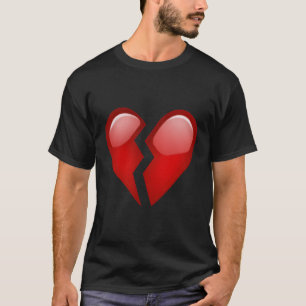 Emoji Brken Heart-avbrottet saknade din förlorade. T Shirt