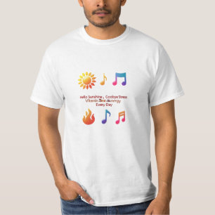 Emoji Burst "Vitamin Sea & Energy"-grafiskt värde T Shirt