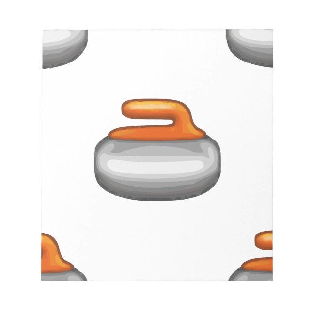 Emoji Curling Stone Anteckningsblock (Framsida)