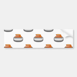 Emoji Curling Stone Bildekal