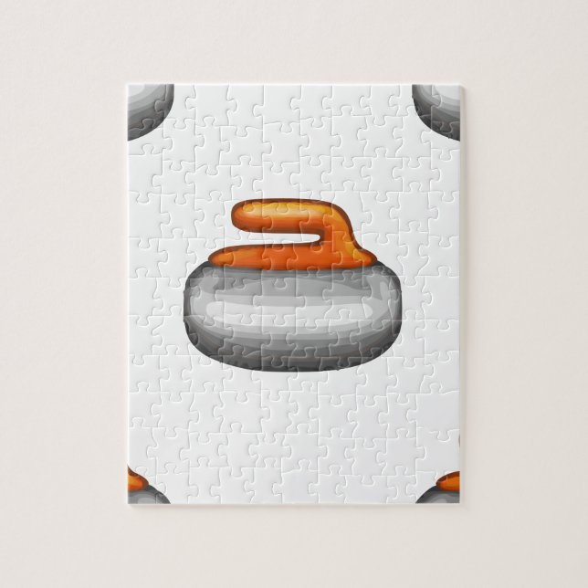 Emoji Curling Stone Pussel (Vertikal)