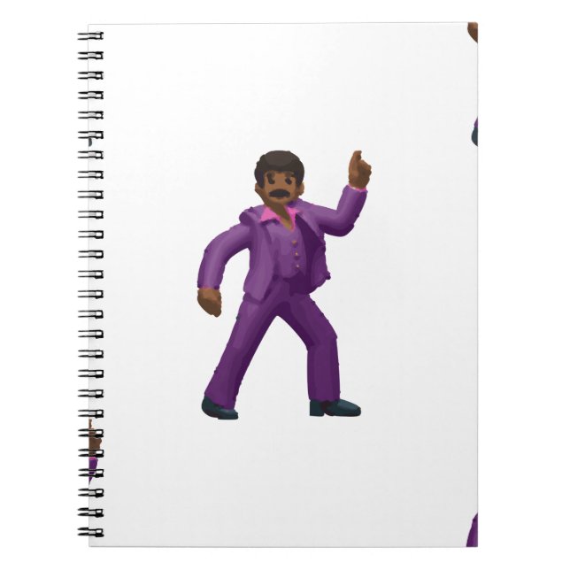 Emoji Dancing Man Anteckningsbok (Framsidan)