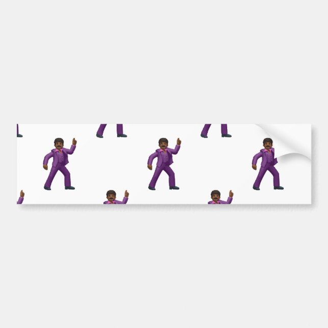 Emoji Dancing Man Bildekal (Framsidan)