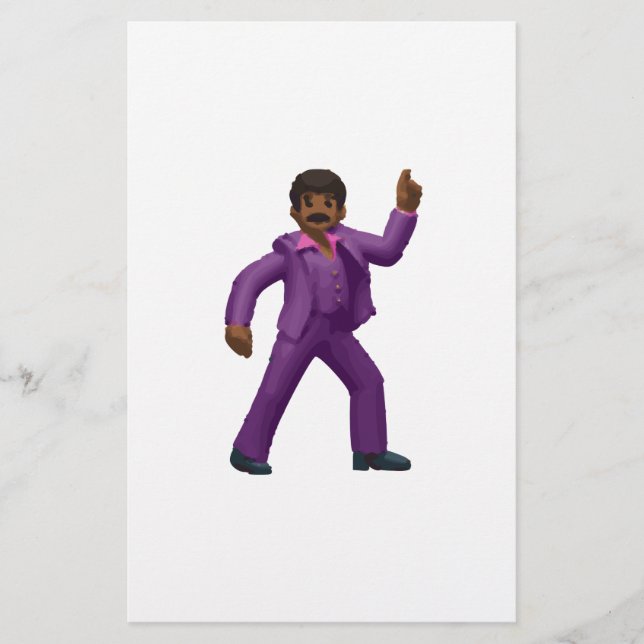 Emoji Dancing Man Brevpapper (Framsida)
