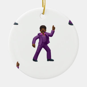 Emoji Dancing Man Julgransprydnad Keramik