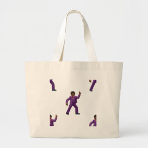 Emoji Dancing Man Jumbo Tygkasse