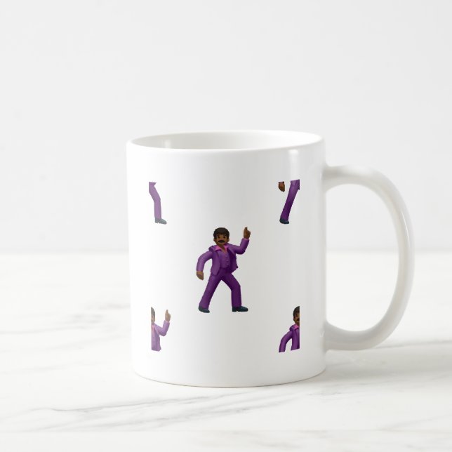 Emoji Dancing Man Kaffemugg (Höger)
