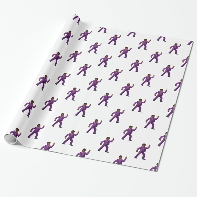 Emoji Dancing Man Presentpapper (Utrullad)