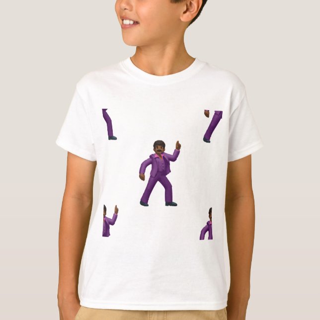 Emoji Dancing Man Tee Shirt (Framsida)