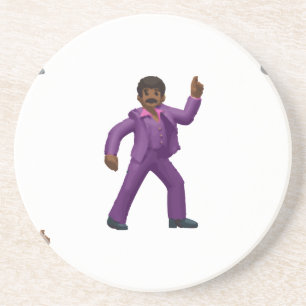 Emoji Dancing Man Underlägg Sandsten