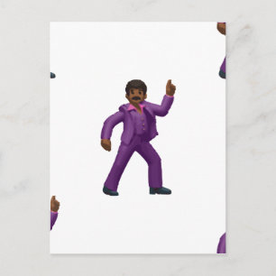 Emoji Dancing Man Vykort